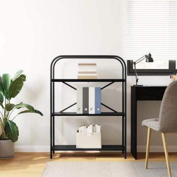 Regal Schwarze Eiche 80 x 30 x 109 cm Holzwerkstoff