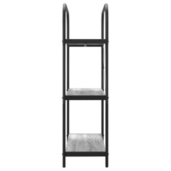 Regal Grau Sonoma 80 x 30 x 109 cm Holzwerkstoff