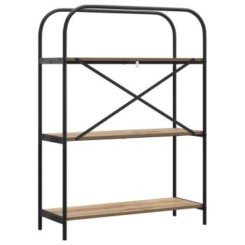 Regal Eiche handwerklich 80 x 30 x 109 cm Holzwerkstoff