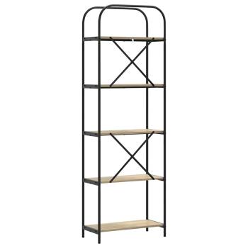 Regal Sonoma Eiche 60 x 30 x 183 cm Holzwerkstoff