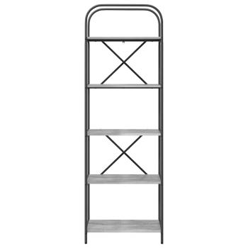 Regal Grau Sonoma 60 x 30 x 183 cm Holzwerkstoff