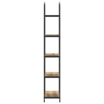 Regal Eiche handwerklich 60 x 30 x 183 cm Holzwerkstoff