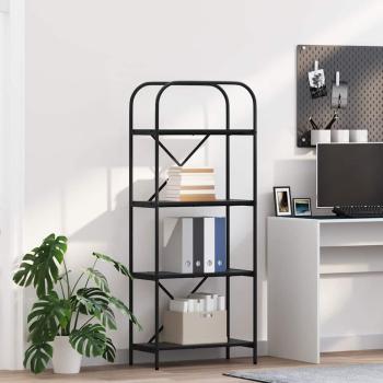 ARDEBO.de - Regal Schwarze Eiche 60 x 30 x 146 cm Holzwerkstoff