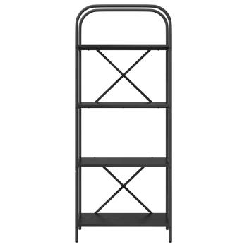 Regal Schwarze Eiche 60 x 30 x 146 cm Holzwerkstoff