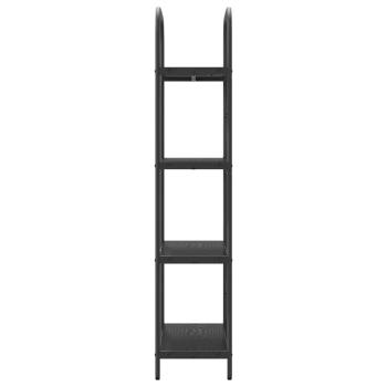 Regal Schwarze Eiche 60 x 30 x 146 cm Holzwerkstoff