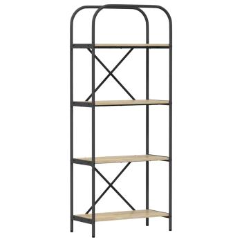 Regal Sonoma Eiche 60 x 30 x 146 cm Holzwerkstoff