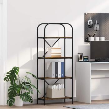 ARDEBO.de - Regal Räuchereiche 60 x 30 x 146 cm Holzwerkstoff