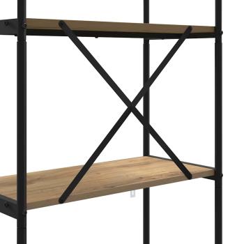 Regal Eiche handwerklich 60 x 30 x 146 cm Holzwerkstoff