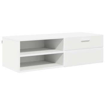 TV-Schränk mit Schubladen Weiß 100.5 x 39 x 30 cm Holzwerkstoff