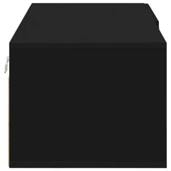 TV-Schränk mit Regal Schwarz 100.5 x 39 x 30 cm Holzwerkstoff