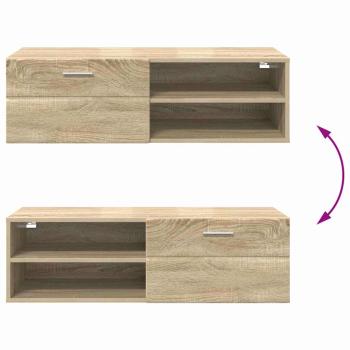 TV-Schränk Sonoma Eiche 100.5 x 39 x 30 cm Holzwerkstoff