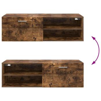 TV-Schränk Räuchereiche 100.5 x 39 x 30 cm Holzwerkstoff
