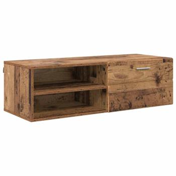 TV-Schränk mit Regal Altholz 100.5 x 39 x 30 cm Holzwerkstoff