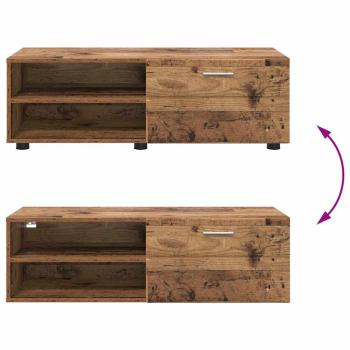 TV-Schränk mit Regal Altholz 100.5 x 39 x 30 cm Holzwerkstoff