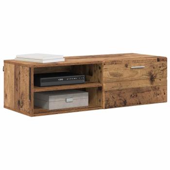 TV-Schränk mit Regal Altholz 100.5 x 39 x 30 cm Holzwerkstoff
