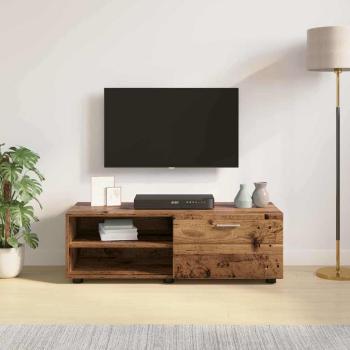 TV-Schränk mit Regal Altholz 100.5 x 39 x 30 cm Holzwerkstoff