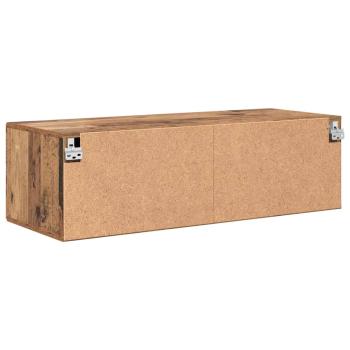 TV-Schränk mit Regal Altholz 100.5 x 39 x 30 cm Holzwerkstoff