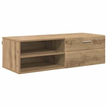 TV-Schränk Eiche handwerklich 100.5 x 39 x 30 cm Holzwerkstoff