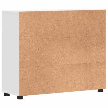 Sideboard mit Schubladen Weiß 88.5 x 30.5 x 73 cm Holzwerkstoff