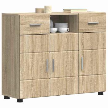 Sideboard Sonoma Eiche 88.5 x 30.5 x 73 cm Holzwerkstoff