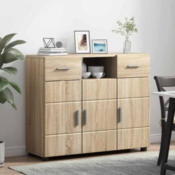Sideboard Sonoma Eiche 88.5 x 30.5 x 73 cm Holzwerkstoff