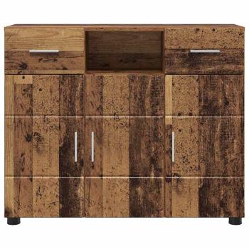 Sideboard mit Tür Altholz 88.5 x 30.5 x 73 cm Holzwerkstoff