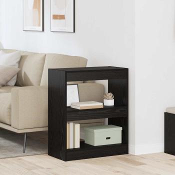 ARDEBO.de - Bücherregal Schwarze Eiche 60 x 30 x 72 cm Holzwerkstoff