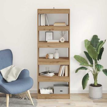 Bücherregal Eiche handwerklich 60 x 30 x 166 cm Holzwerkstoff