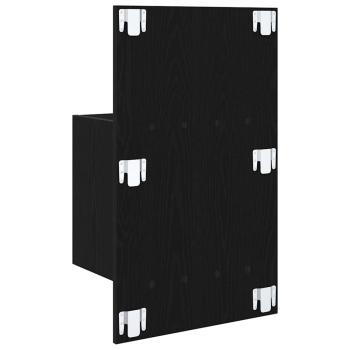 Bettschrank 2 pcs Schwarze Eiche 48,5 x 32,5 x 80 cm