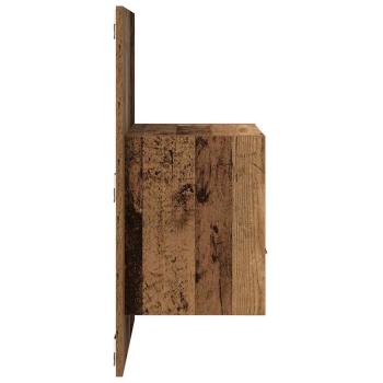 Bettschrank 2 pcs Altholz 48,5 x 32,5 x 80 cm Holzwerkstoff
