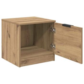 Bettschrank 2 pcs Eiche handwerklich 40 x 39 x 40 cm