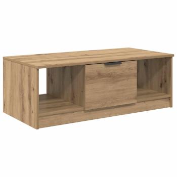 Couchtisch Eiche handwerklich 100 x 50 x 36 cm Holzwerkstoff