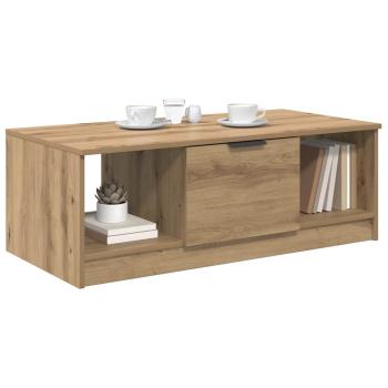 Couchtisch Eiche handwerklich 100 x 50 x 36 cm Holzwerkstoff
