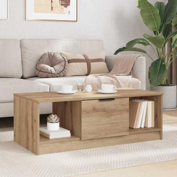 Couchtisch Eiche handwerklich 100 x 50 x 36 cm Holzwerkstoff