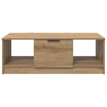 Couchtisch Eiche handwerklich 100 x 50 x 36 cm Holzwerkstoff