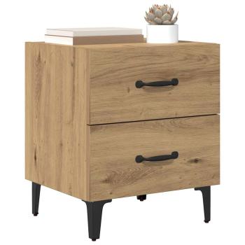 Bettschrank Eiche handwerklich 40 x 35 x 47,5 cm Holzwerkstoff