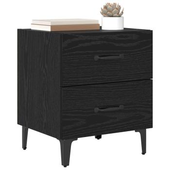 Bettschrank Schwarze Eiche 40 x 35 x 47,5 cm Holzwerkstoff