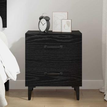 Bettschrank Schwarze Eiche 40 x 35 x 47,5 cm Holzwerkstoff