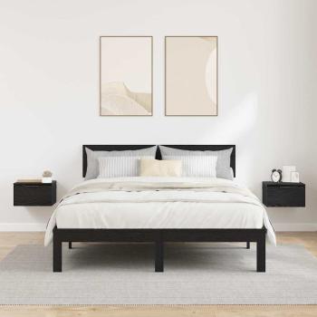 Nachttisch 2 pcs Schwarze Eiche 34 x 30 x 20 cm Holzwerkstoff