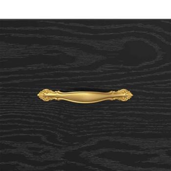 Nachttisch Schwarze Eiche 40 x 35 x 47,5 cm Holzwerkstoff