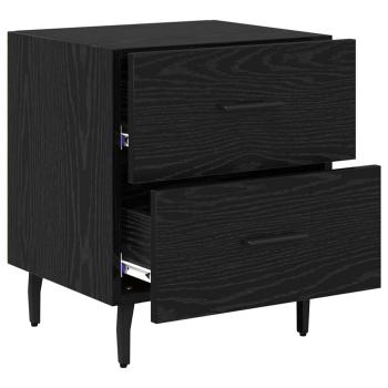 Nachttisch Schwarze Eiche 40 x 35 x 47,5 cm Holzwerkstoff