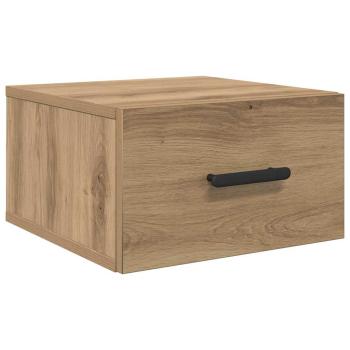 Nachttisch 2 pcs Eiche handwerklich 35 x 35 x 20 cm