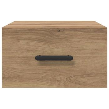 Nachttisch 2 pcs Eiche handwerklich 35 x 35 x 20 cm