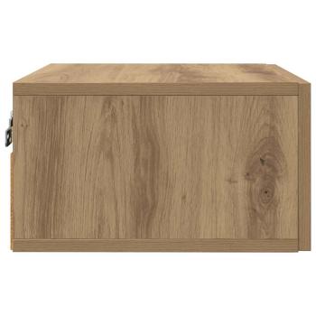 Nachttisch 2 pcs Eiche handwerklich 35 x 35 x 20 cm