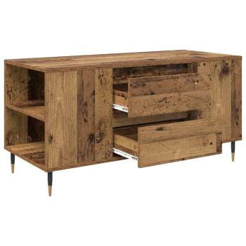 Couchtisch with Drawer Altholz 102 x 44,5 x 50 cm Holzwerkstoff