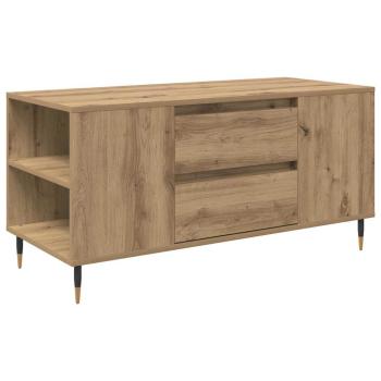 Couchtisch Eiche handwerklich 102 x 44,5 x 50 cm Holzwerkstoff