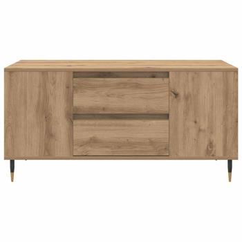 Couchtisch Eiche handwerklich 102 x 44,5 x 50 cm Holzwerkstoff