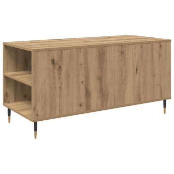 Couchtisch Eiche handwerklich 102 x 44,5 x 50 cm Holzwerkstoff