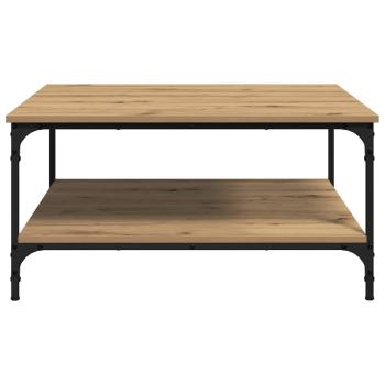 Couchtisch Eiche handwerklich 80 x 80 x 40 cm Holzwerkstoff