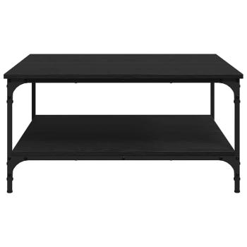 Couchtisch Schwarze Eiche 80 x 80 x 40 cm Holzwerkstoff